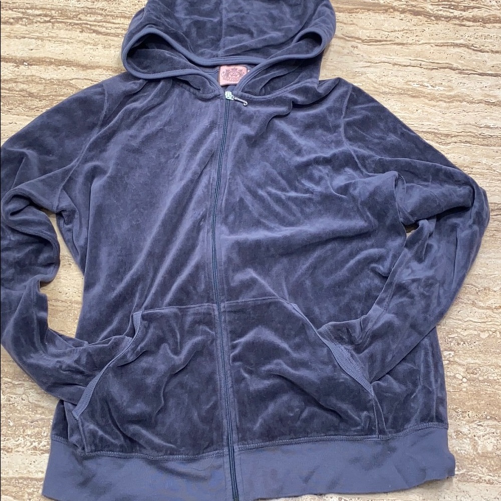 Juicy Couture hoodie sweatshirt gray.